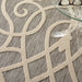 Nourison cozumel outdoor czm04 grey Grey Living Room Geometric Rug.