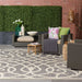 Nourison cozumel outdoor czm04 grey Grey Living Room Geometric Rug.