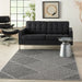Nourison cozumel outdoor czm05 dark grey Grey Living Room Geometric Rug.