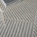 Nourison cozumel outdoor czm05 light grey Grey Living Room Geometric Rug.