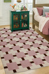 Vita SQUARES PINK/CHOC Indoor / Outdoor