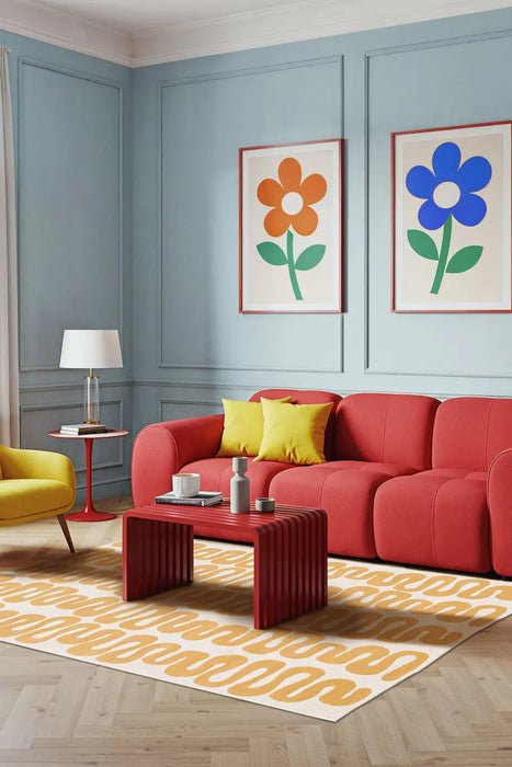 Vita SQUIGGLE YELLOW Indoor / Outdoor