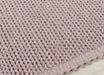 Origins cable new blush Pink Living Room Wool Rug.