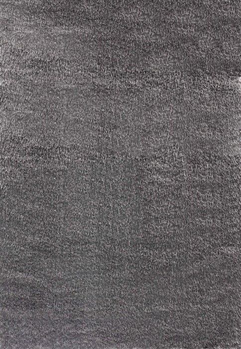 Serdim Rugs california 600 silver Grey Living Room Shaggy Rug.