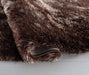 Serdim Rugs california 610 bronze Brown Living Room Shaggy Rug.