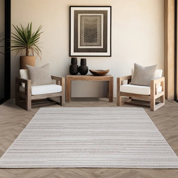 Camire Rugs Camber Stripe Sand Natural Rug — RugsDirect Online