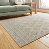Catherine Lansfield  Cameo Floral Sage Green Washable Rug