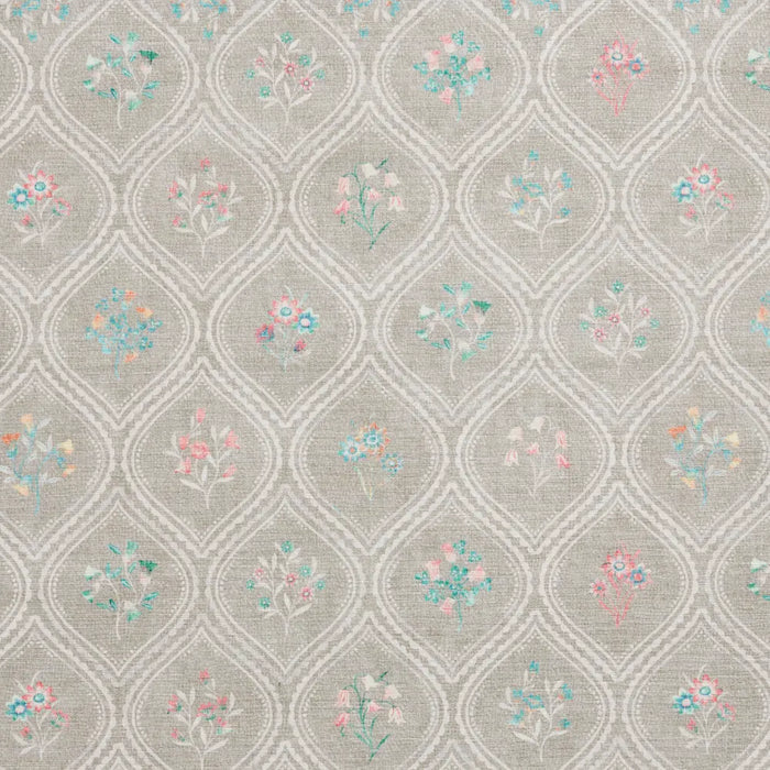 Catherine Lansfield  Cameo Floral Sage Green Washable Rug