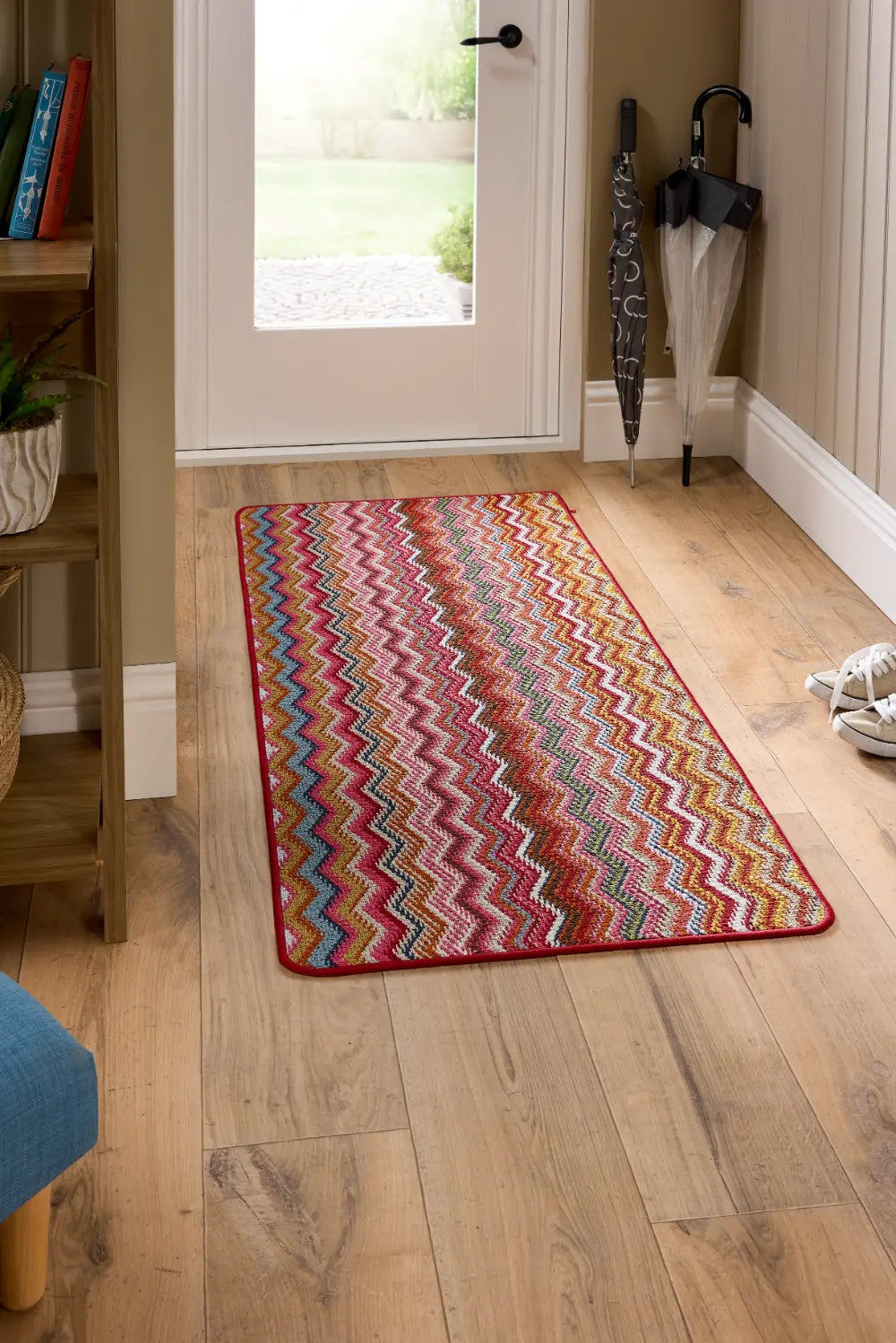 My Utility My Stain Resistant Candy Multi Bright Multicoloured Rug ...