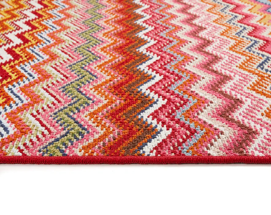 My Utility My Stain Resistant Candy Multi Bright Zig Zag
