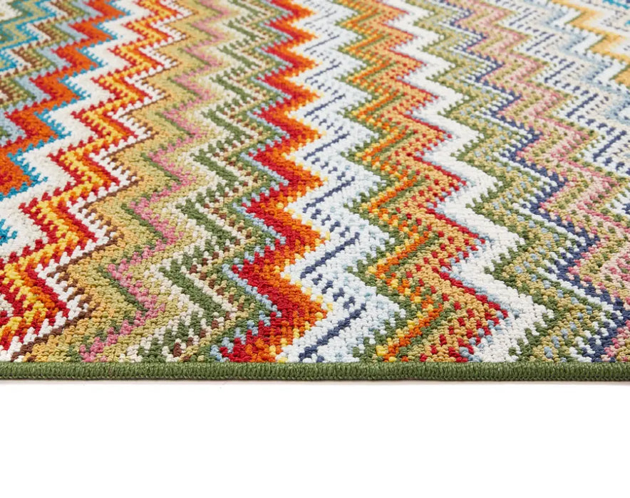 My Utility My Stain Resistant Candy Multi Green Zig Zag