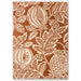 Sanderson sanderson cantaloupe burnt orange 145203 Orange Living Room Wool Rug.