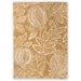 Sanderson sanderson cantaloupe ochre 145206 Yellow Living Room Wool Rug.