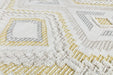 Asiatic carlton mustard Yellow Living Room Geometric Rug.