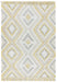 Asiatic carlton mustard Yellow Living Room Geometric Rug.