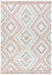 Asiatic carlton pink Pink Living Room Geometric Rug.
