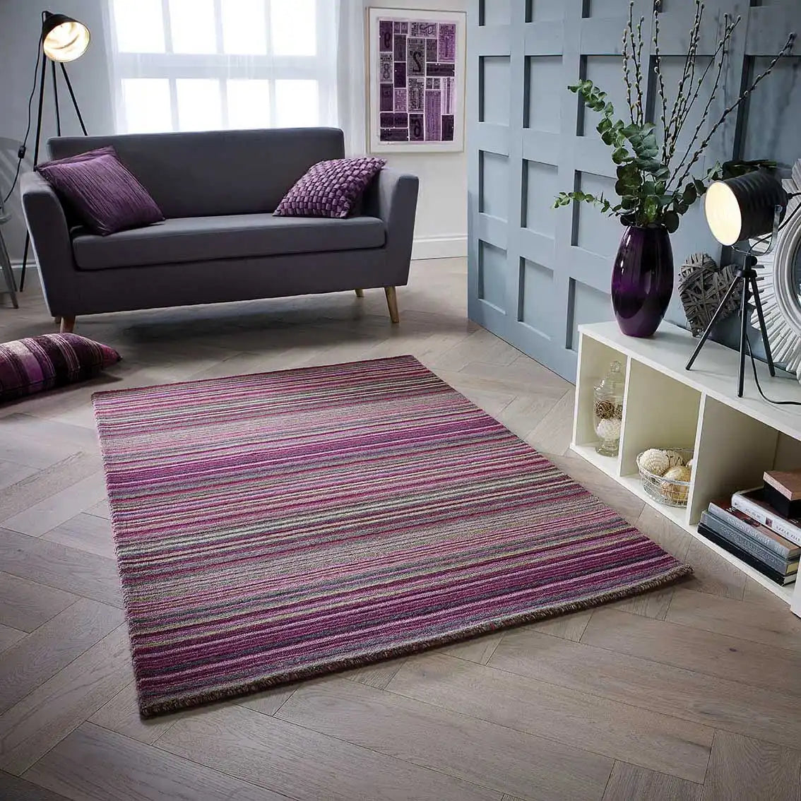 Carter Berry Purple Rugs - Buy Berry Purple Rugs Online from Rugs ...