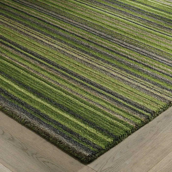 Oriental Weavers carter green Green Living Room Wool Rug.