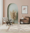 Asiatic carlton pink Pink Living Room Geometric Rug.