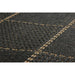  checked flatweave black    Rug.