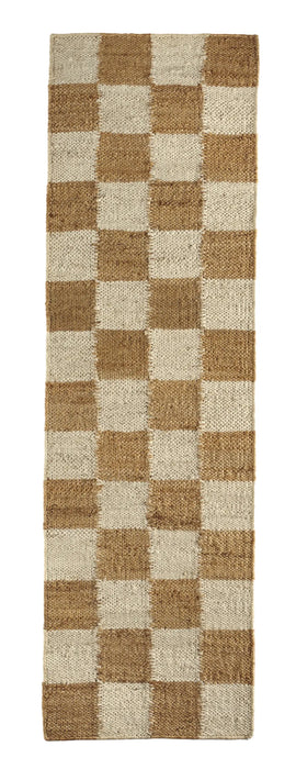 Jute Checkerboard Natural