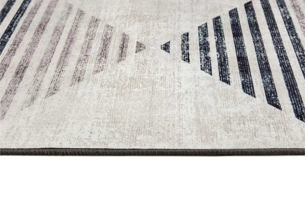 Hug Rug Eco-Washable Chevron Charcoal