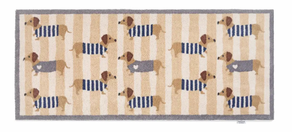 Hug Rug Washable Sausage Dog Chic Multi