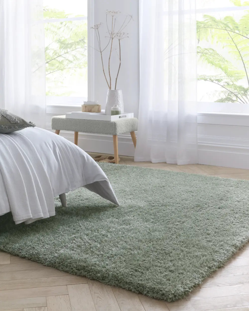 Chicago Sage Green Rugs - Buy Sage Green Rugs Online from Rugs Direct ...
