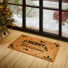 Christmas Coir Merry Christmas Green