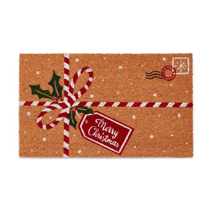 Christmas Coir Parcel Red