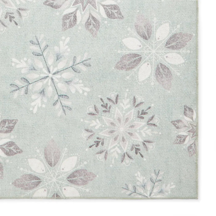 Christmas Snow Flakes Duck Egg