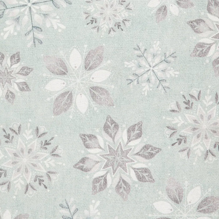 Christmas Snow Flakes Duck Egg