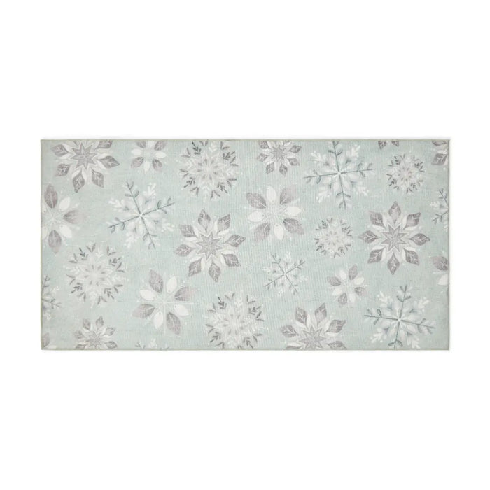 Christmas Snow Flakes Duck Egg