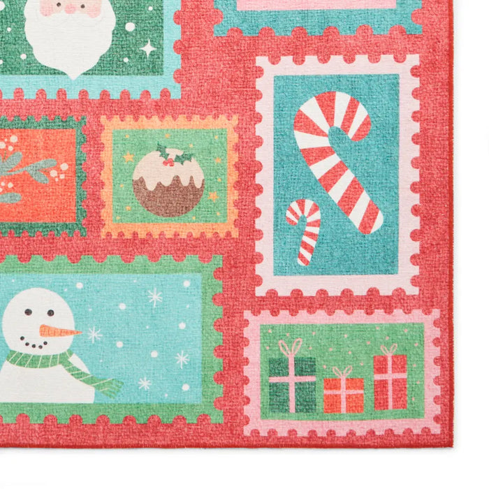 Christmas Stamps Red