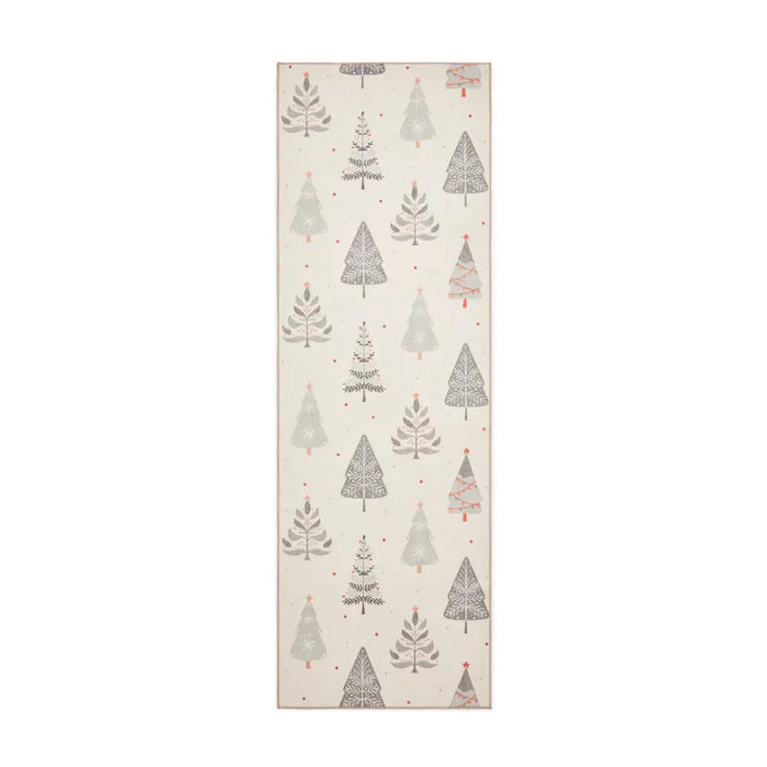 Christmas Trees Grey/Beige