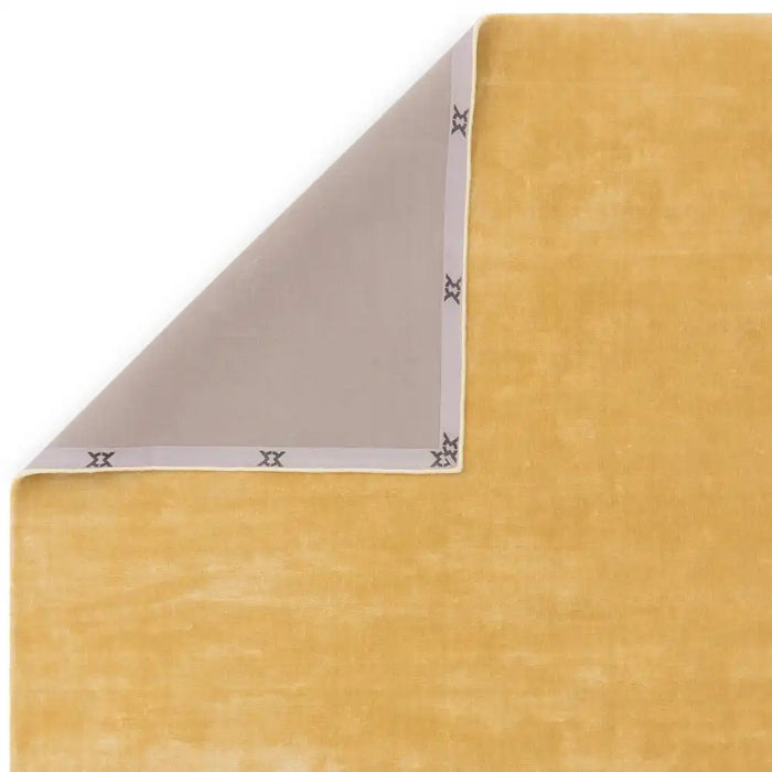Asiatic chrome gold Yellow Living Room  Rug.