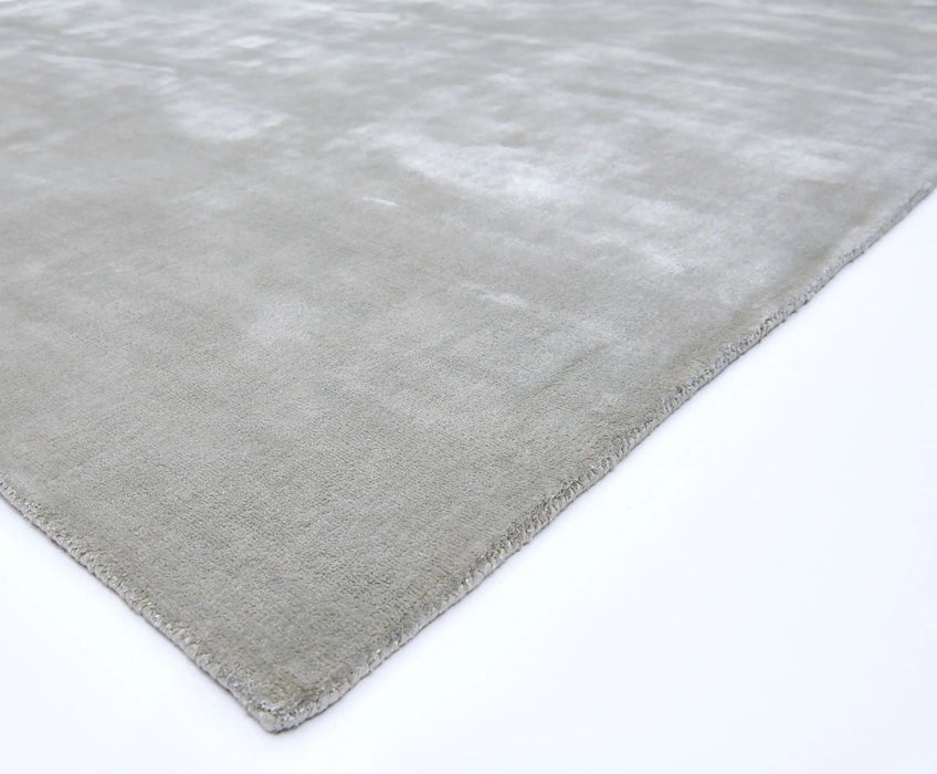 Asiatic chrome silver Grey Living Room  Rug.
