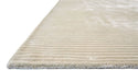 Asiatic chrome stripe putty Beige Living Room Striped Rug.