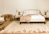 Asiatic chrome tan Brown, Beige Living Room  Rug.