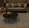 Asiatic chrome taupe Brown Living Room  Rug.