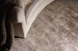 Asiatic chrome taupe Brown Living Room  Rug.