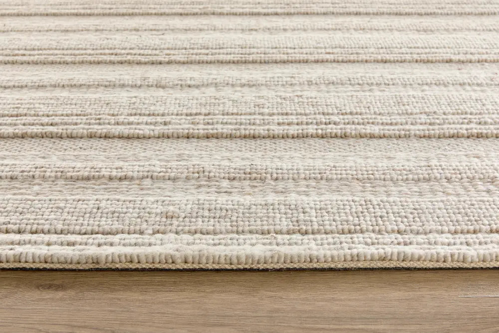 Chunky Knit Cream Rug