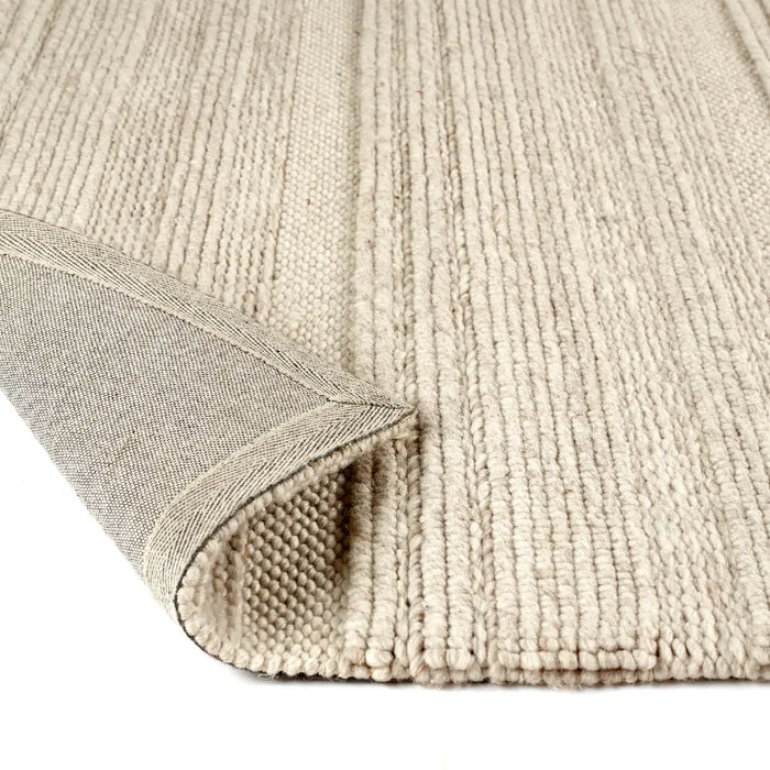 Chunky Knit Cream Rug