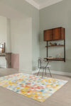 Mastercraft city 46116 ak991 Multicoloured Living Room Floral Rug.