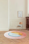 Mastercraft city 466137 ak200 Multicoloured, Pink Living Room Floral Rug.