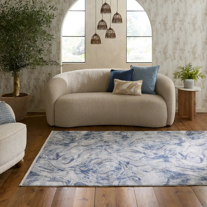Clarke & Clarke Fabia Lavico Blue