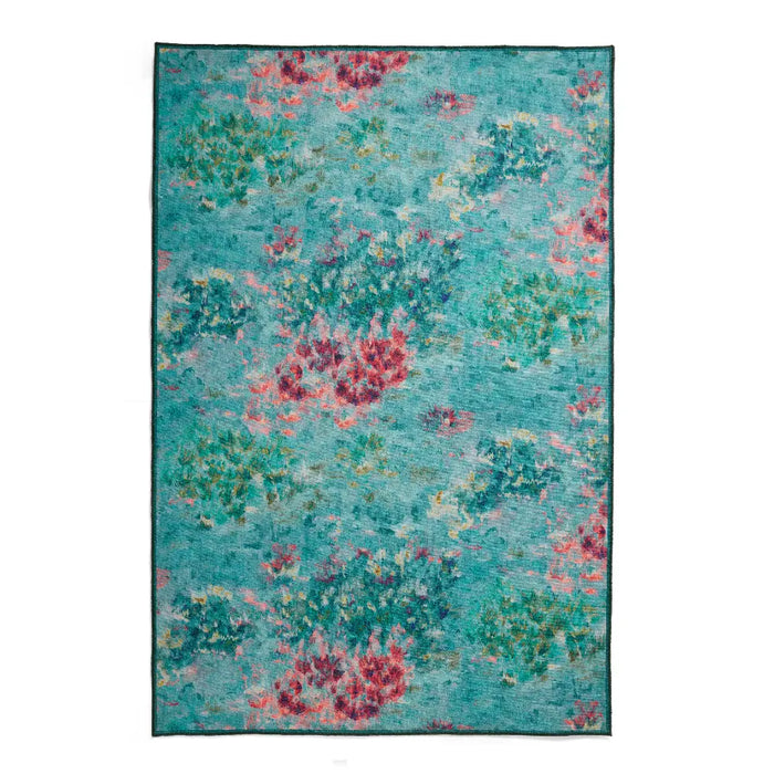 Clarke & Clarke Fiore Rose Teal Washable