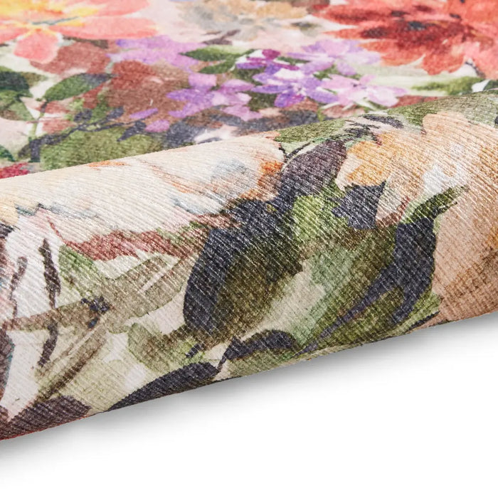 Clarke & Clarke Tahiti Forest & Rouge Washable