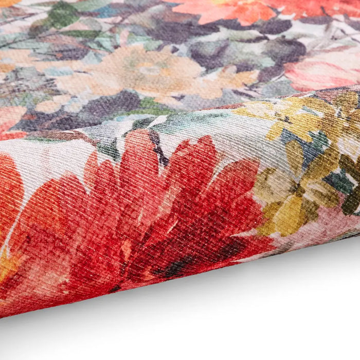 Clarke & Clarke Tahiti Teal & Rouge Washable