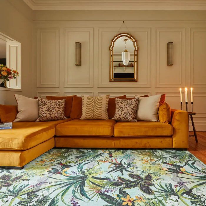 Clarke & Clarke Toucan Sky Washable